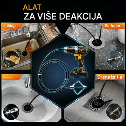 Alati za odčepljivanje odvoda i WC školjki