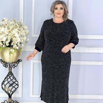 💖💖【S-5XL】]Noua rochie eleganta de inalta calitate pentru toamna si iarna-3847704