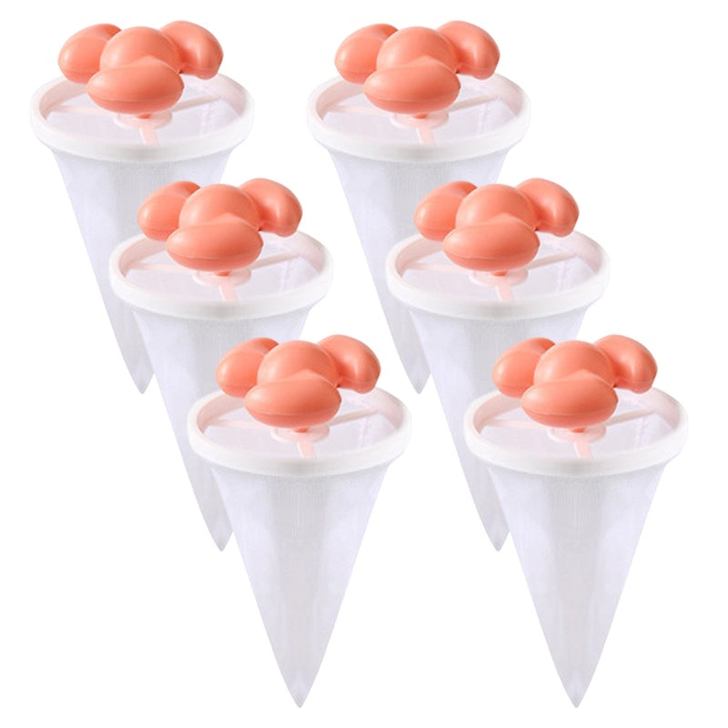 🌀6 piezas 26€✨ Filtro Flotante para Lavadora – Atrapa Pelusas, Cabellos y Pelos de Mascota en Cada Lavado 🧺