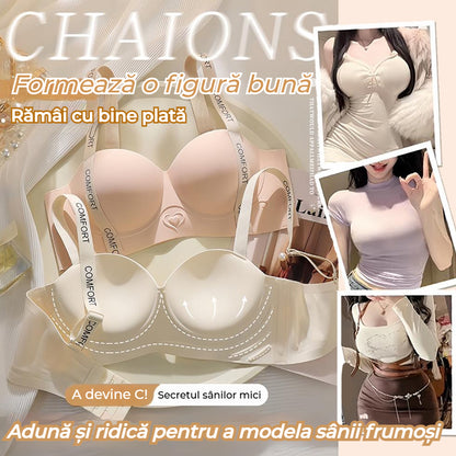 😍【Pachet de 3】Sutien push-up pentru femei fără armătură ❤️【40-85KG】
