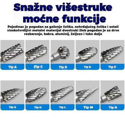 【🔥Kupite 1, dobijte 1 gratis】Set rotacijskih turpija od volframovog čelika, 20 dijelova