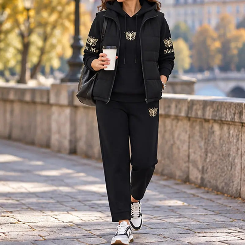 【M-4XL】💟💞Novi trodijelni casual set iz 2026. (prsluk + top + hlače)