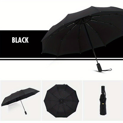 【🛒Oferta pe timp limitat】☔ Umbrelă automată cu două straturi, întărită, rezistentă la vânt, utilizabilă atât pe vreme ploioasă, cât și însorită--3865961