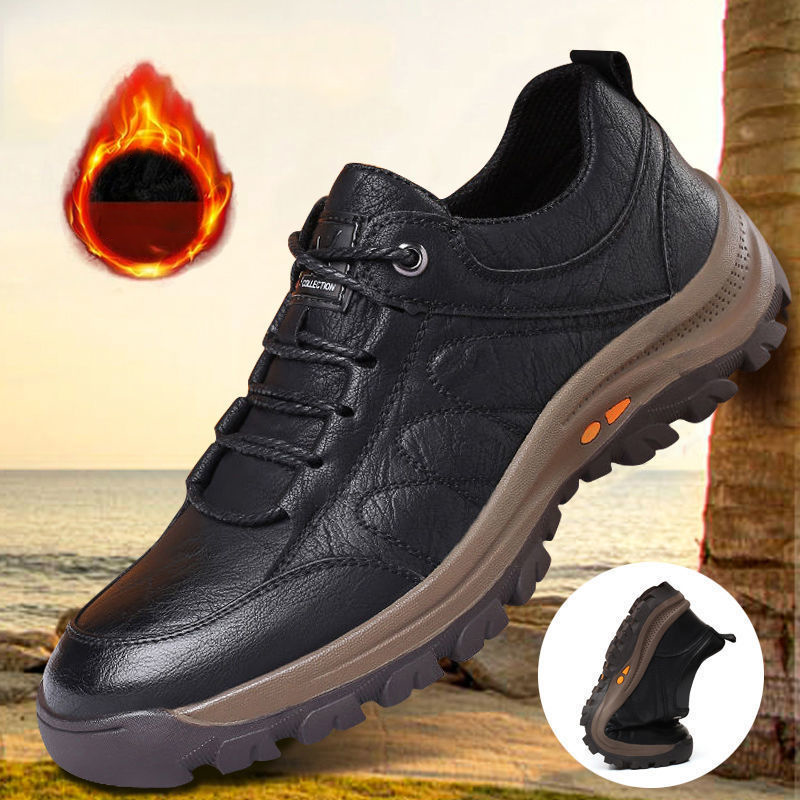 🔥👞 50 % de descuento en artículos populares por tiempo limitado: nuevos zapatos de cuero auténtico para hombre con estilo invernal; excepcionalmente cómodos.