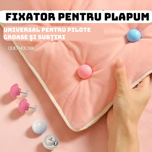 ✨ 【40/buc】Fixator pentru Plapumă - Stabil și Ușor de Utilizat!📍Universal pentru pilote groase și subțiri-3873528