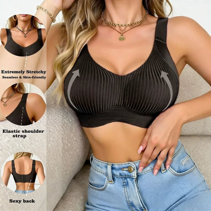 😍【Plaćanje pouzećem】💥【Kupite 1, dobijte 1 gratis】Ženski jednodijelni grudnjak bez žice❤️【40-95 kg】Udoban i prozračan