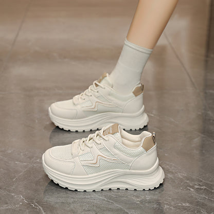 🔥🔥【Novi dolasci 50% popusta na ograničeno vrijeme】👟👟【Veličine 35-40】Nove ležerne tenisice na platformi za proljeće/ljeto 2026., dizajn koji povećava visinu, prikladne za trčanje, hodanje i ležerno nošenje.