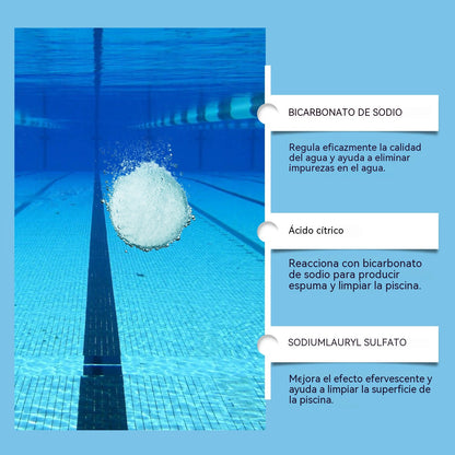 🔥【Kupite 2, dobijte 2 gratis】🏊‍♀️💧Tablete za čišćenje bazena za čistu i prozirnu vodu.
