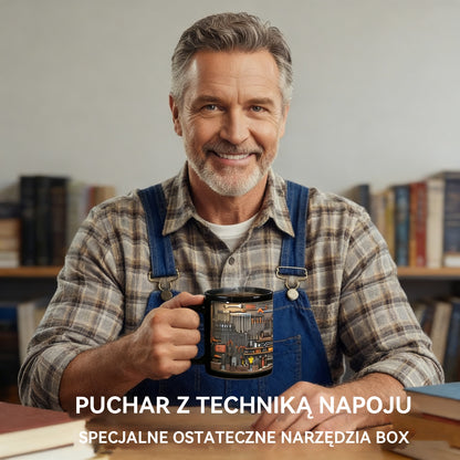🔥☕【¡El resto del día! 50% de descuento】💥Nuevo kubek de cerámica con el motivo de obrabiarki 
