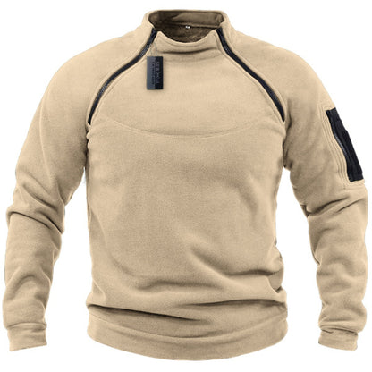 💥✨【S-4XL】Chaqueta de base polar cálida de invierno para hombre de nueva moda 2025, blusa 