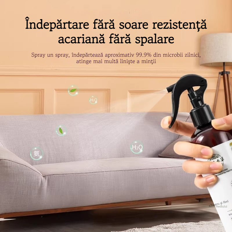 💥 【Bestseller】Spray pe bază de plante pentru pat, îndepărtează acarienii, fără spălare și uscare