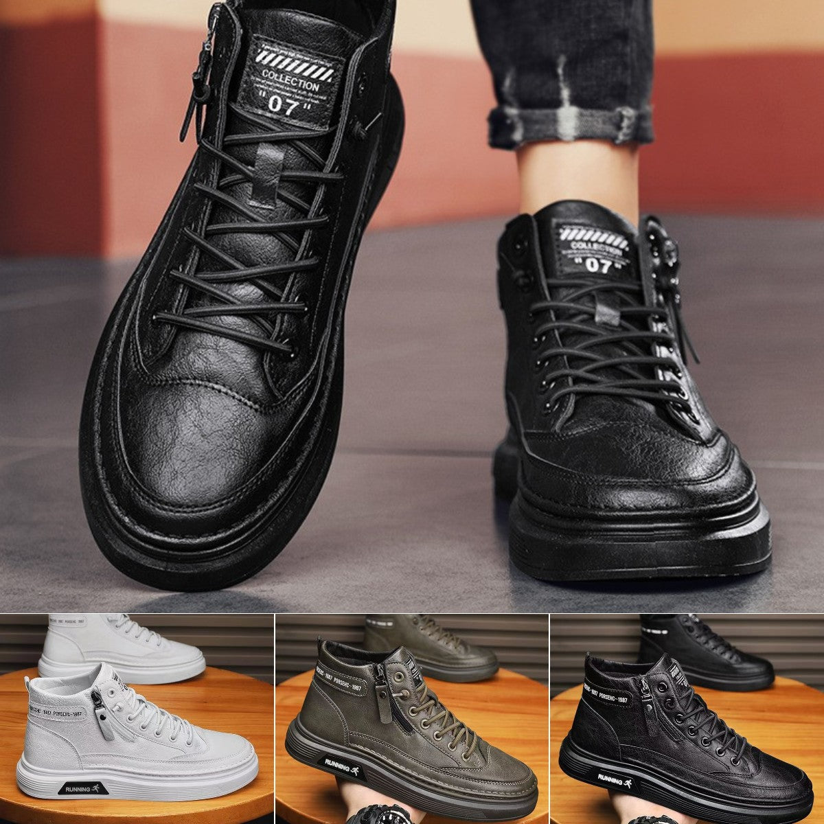 🔥🔥 【39-44】2025 nowy styl modne i uniwersalne męskie sportowe buty casualowe --3882051