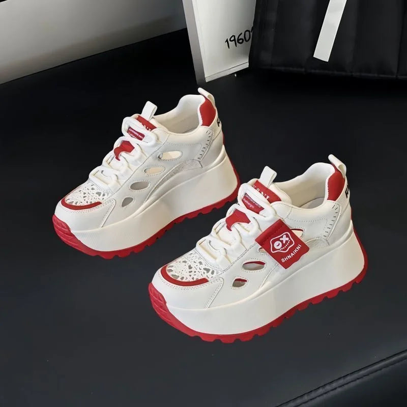 [Ograničeno vrijeme 50% popusta] 👟 Ležerne ljetne cipele s prozračnim dizajnom i debelim potplatom - elegantne, prozračne i super udobne.