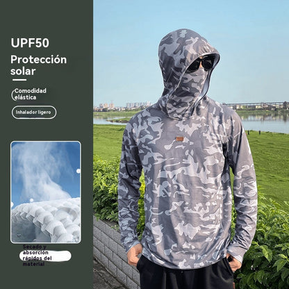 🔥🎏【M-5XL】Ropa de pesca transpirable con protección solar para hombre