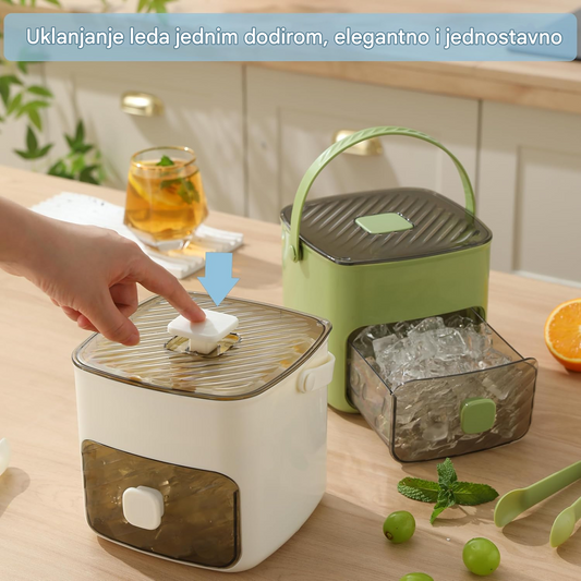 💞Više od 50.000 prodanih! 💥🥤🧊 50% popusta! Aparat za led s posudom: 48 kocki odjednom, poklopac protiv curenja. Složivo, štedi prostor. Uključuje lopaticu i kliješta za led 🏖️✅