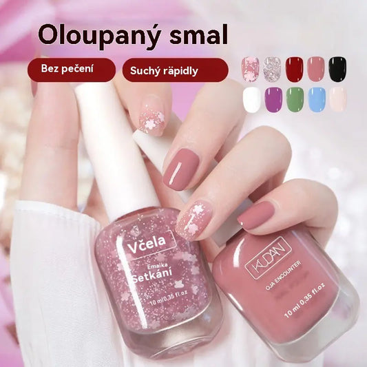 🔥✨(10 boca)💅🌈Uklonjivi, brzosušeći lak za nokte koji se ne peče