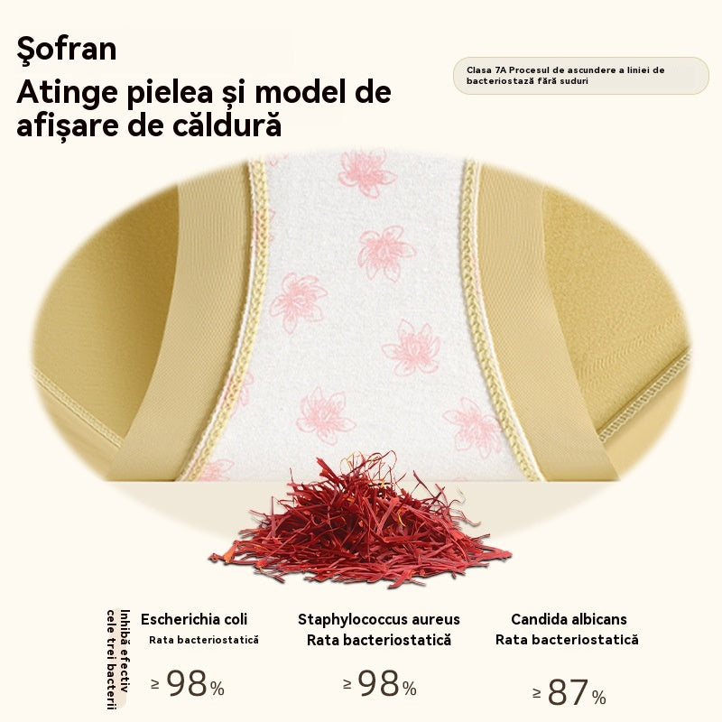 🌸【Set de 3】Chiloți confortabili antibacterieni cu talie înaltă Tummy Tuck 🩲 💖