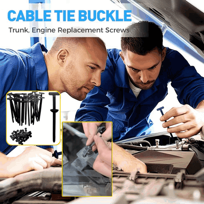 🔧🚗【70 piezas】Hebilla universal para bridas de nailon multifuncionales