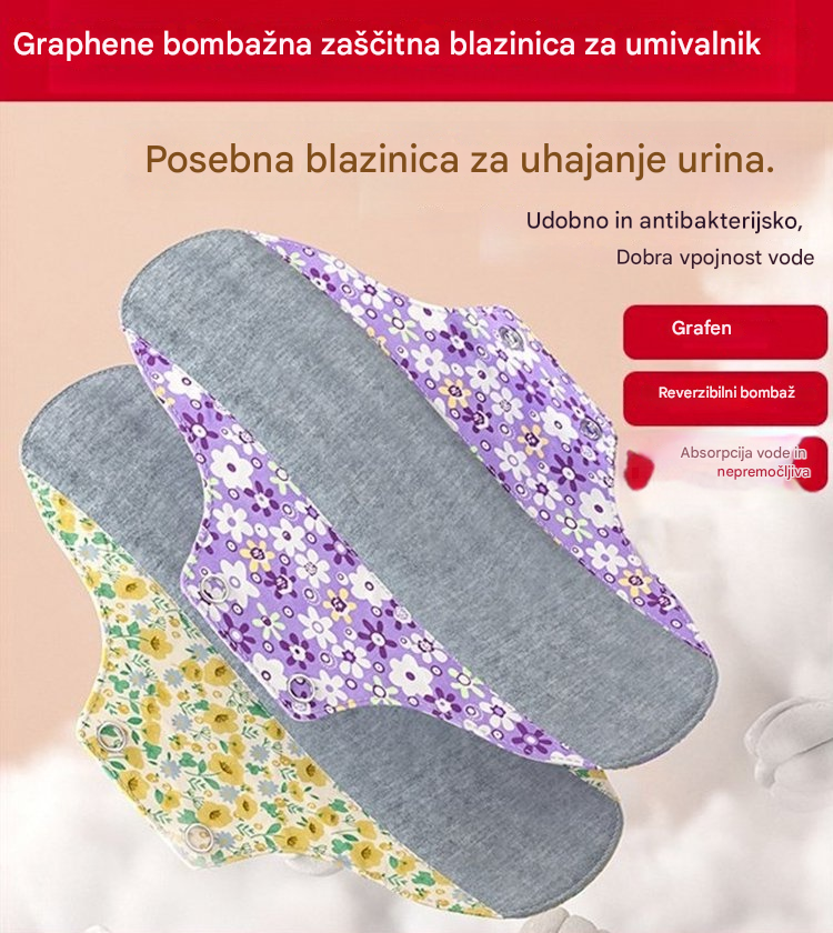 🔥🌈【Plačilo ob dostavi】【Paket 5】Pralni antibakterijski grafitni vložki za preprečevanje stranskih puščanj