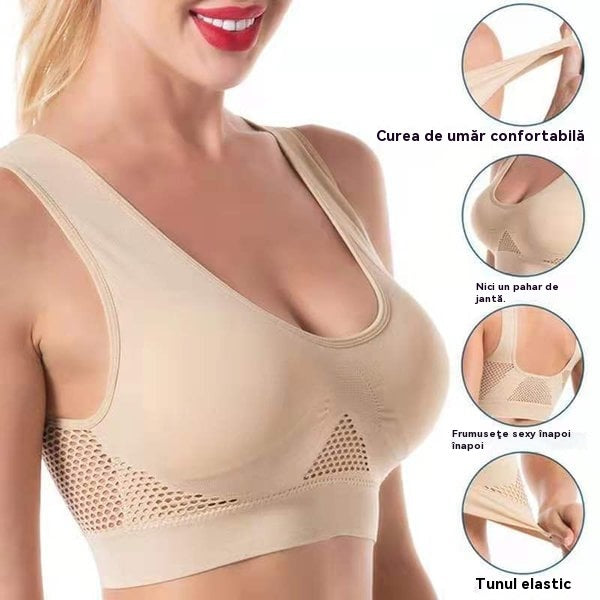 🥰【Pachet de 3】Sutien respirabil și răcoros pentru mărimi mari❤️【40-120KG】