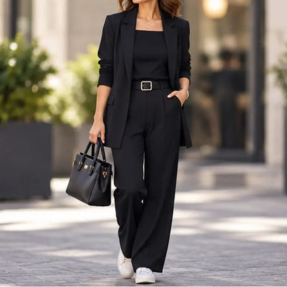 🏆50% popusta👚👖 Moderno ležerno odijelo iz tri dijela (sako + prsluk + hlače) — Potpuno novo, elegantno, svestrano✨
