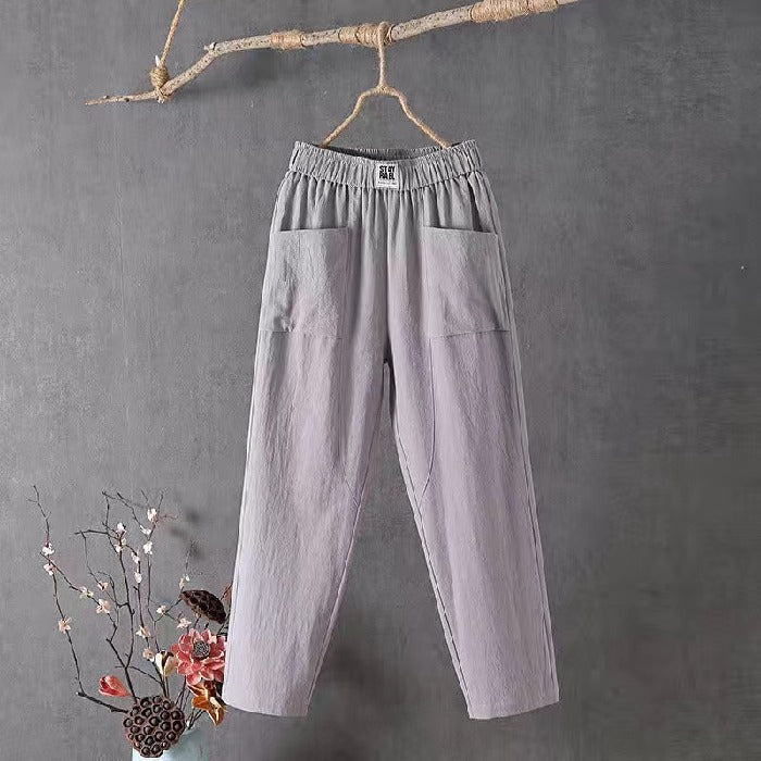 🌿🌈【Cel mai vândut】【M-4XL】Pantaloni largi pentru femei, de primăvară, noi, 2025, pantaloni casual confortabili