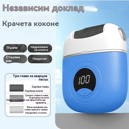 🦶🛁🔥【Plačilo ob dostavi】Nov električni valjček za nego stopal, odstranjuje odmrlo kožo s pet, primeren za različne potrebe nege stopal.