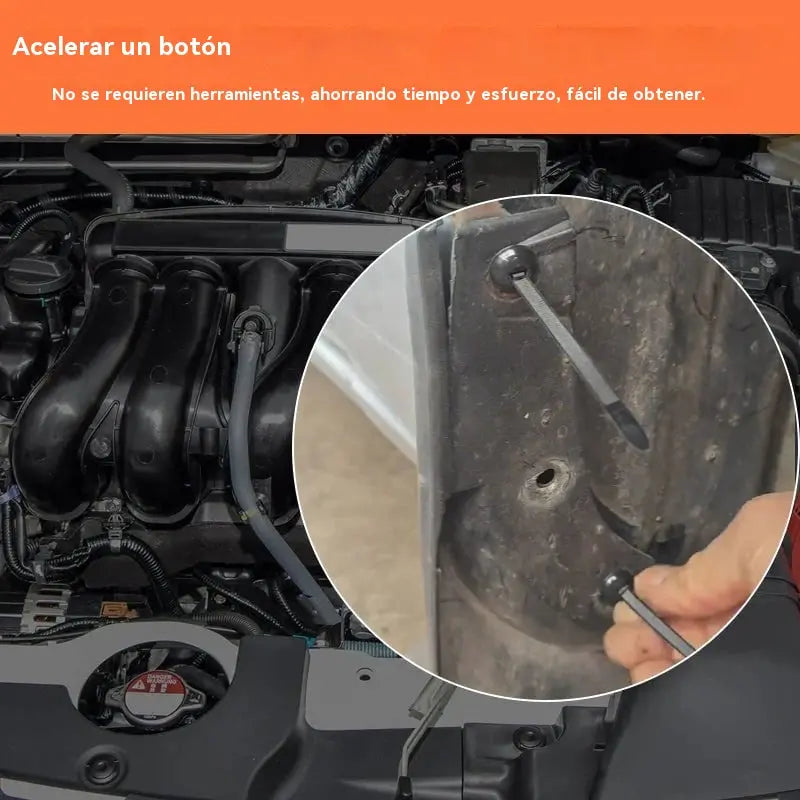 🔧🚗【70 piezas】Hebilla universal para bridas de nailon multifuncionales