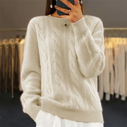 🔥⛄【S-XL】Toamna și iarna 2024, nou pulover de înaltă calitate pentru femei, la modă, de culoare uni -3842016