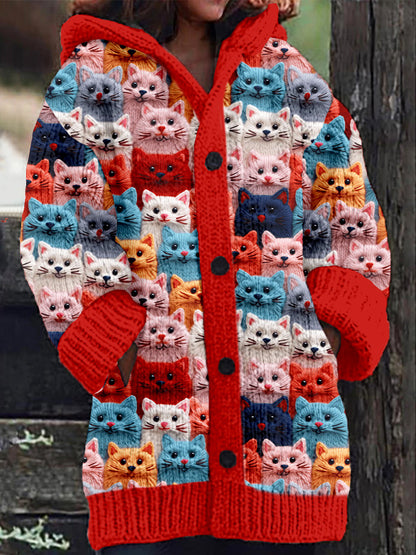 【S~6XL】🥰Pulover nou cardigan retro confortabil-3872125