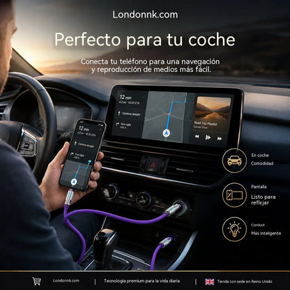 🔥Compra 1 y llévate 1 gratis 🔥Cable de carga LED 4 en 1⚡📱