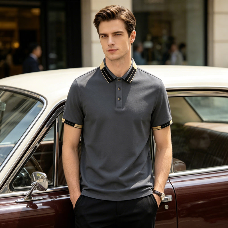 【M-4XL】Muška ljetna polo majica | Lagana · prozračna · elegantna | Ležeran i uredski stil