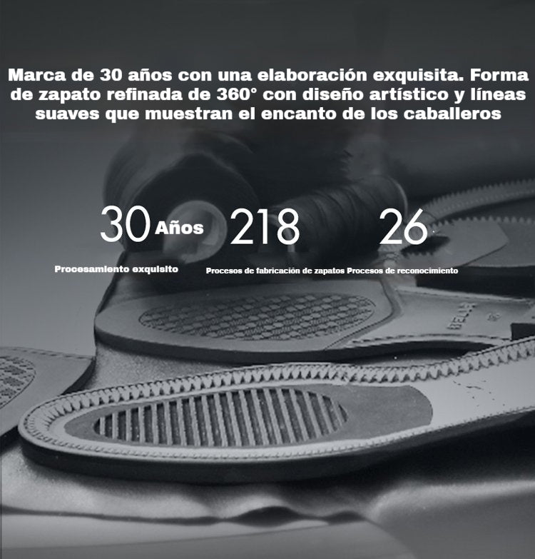 🔥【Oferta especial】Zapatos casuales de cuero genuino hechos a mano para hombre, transpirables y cómodos, modelo 2026
