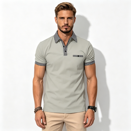 Rasprodaja 2026.💥👔【S-3XL】Muška ljetna polo majica s gumbima u boji, mekane, udobne i prozračne