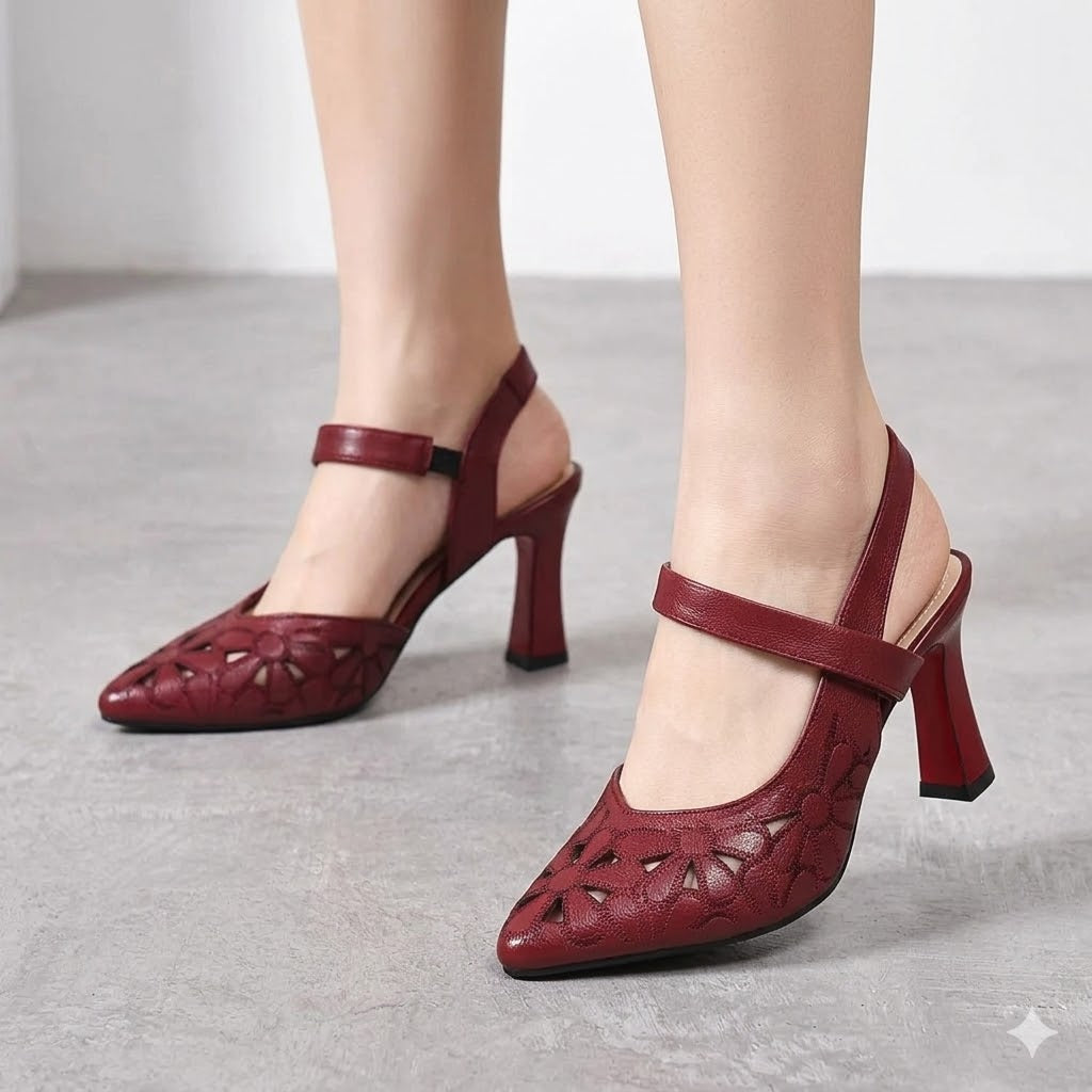🥰Najniža cijena ograničeno vrijeme💥【Iznenađujuća posebna ponuda s popustom od 50%】🔥【35-41】Udobne jednobojne visoke pete sa šiljatim prstima