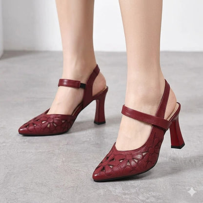 🥰Najniža cijena ograničeno vrijeme💥【Iznenađujuća posebna ponuda s popustom od 50%】🔥【35-41】Udobne jednobojne visoke pete sa šiljatim prstima