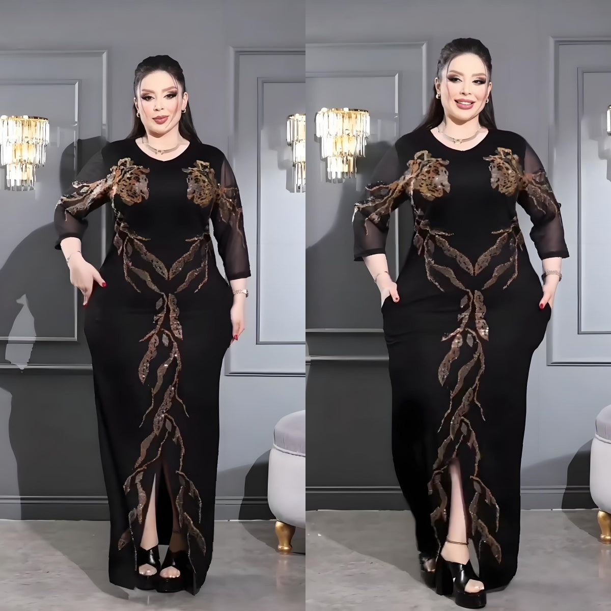 🌸【Lansare nouă 2025】Rochie elegantă de înaltă calitate - Rochie elegantă și rafinată, perfectă-3999351