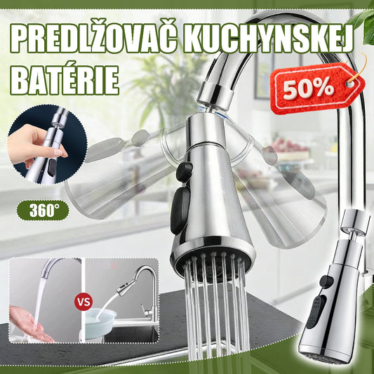 🔥【Kúpte 1 a získajte 1 zadarmo】🚰🔥360° otočná predlžovacia tryska na batériu