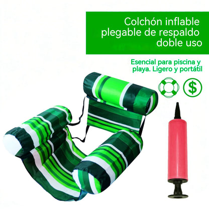💦📢Plutajuća napuhavajuća sofa za plivanje s naslonom i sklopivim dizajnom