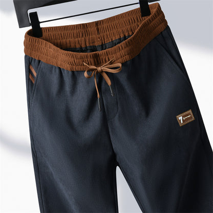🔥🔥 【M-4XL】2025 Noi pantaloni casual bărbați din velur -- 3905129