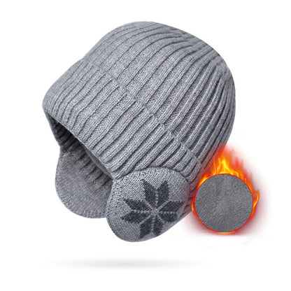 🔥【Cumpărați 1 și primiți 1 gratuit】🔥Pălărie caldă tricotată, rezistentă la vânt, căptușită cu lână