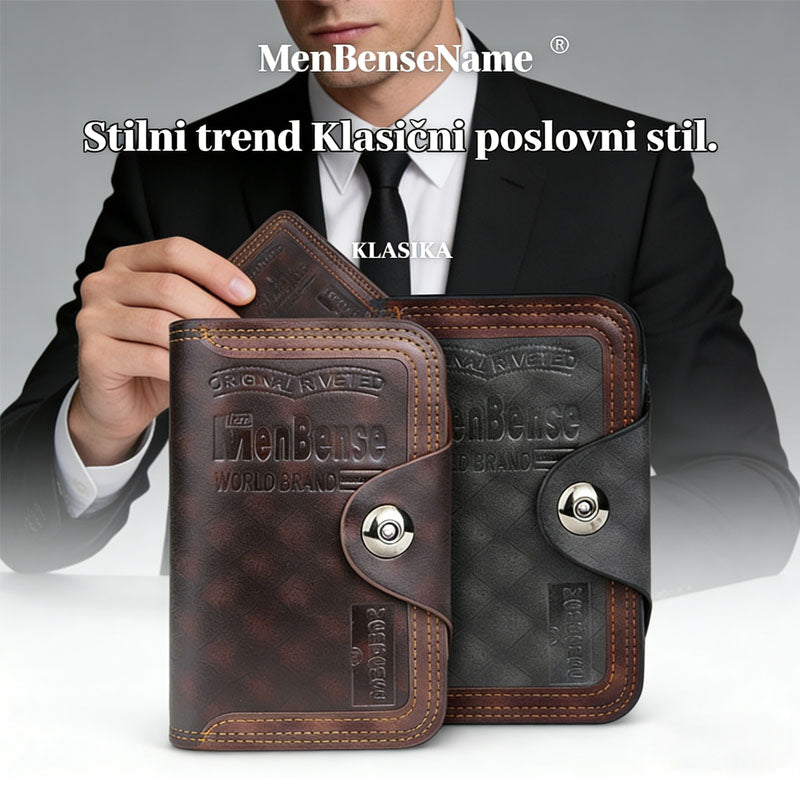 🔥【Kupi 1, dobij 1 besplatno】💰👝Moderan muški novčanik velikog kapaciteta—Plaćanje pouzećem