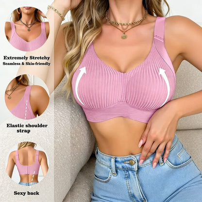 😍【Plaćanje pouzećem】💥【Kupite 1, dobijte 1 gratis】Ženski jednodijelni grudnjak bez žice❤️【40-95 kg】Udoban i prozračan
