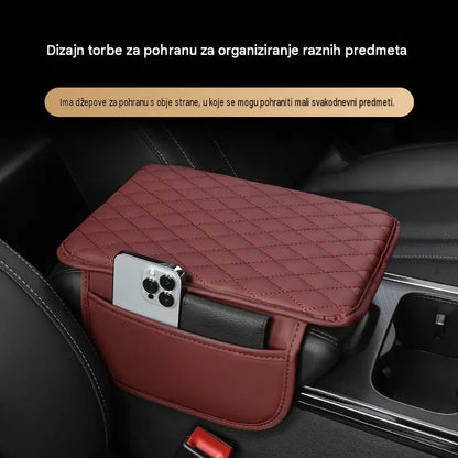 📢📢 50 % popusta! 🚗 Univerzalni kožni povišivač za naslon za ruku u automobilu: omogućuje udobniji, povišeni položaj naslona za ruku.