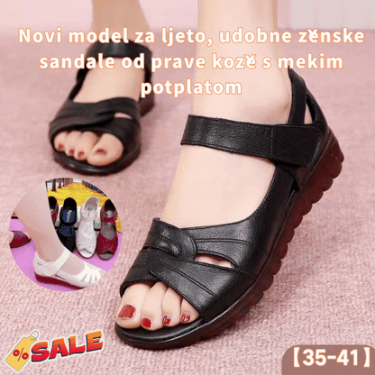 🌺【35-41】Novi model za ljeto, udobne ženske sandale od prave kože s mekim potplatom