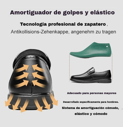 🔥【Oferta especial】Zapatos casuales de cuero genuino hechos a mano para hombre, transpirables y cómodos, modelo 2026