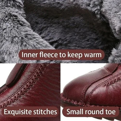 🔥🥾【35-41】Cizme de gleznă din piele naturală antiderapante pentru femei italiene făcute manual-3846440