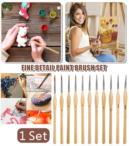 🎨【11 piese】✨ Set de pensule pentru artă plastică de înaltă calitate-3877633