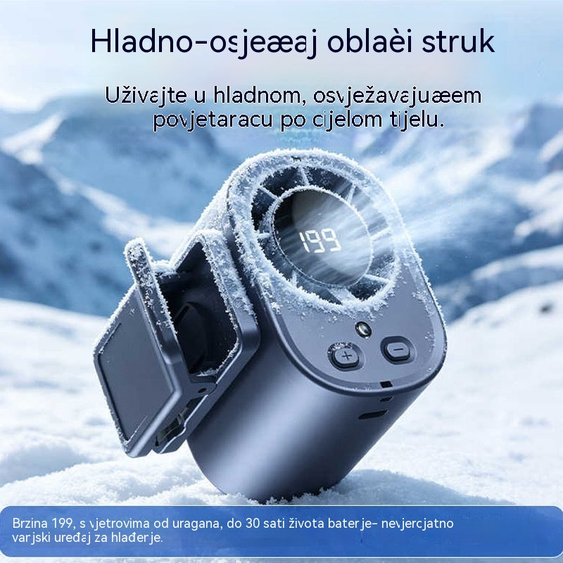 🌀❄Novi USB ventilator velikog kapaciteta s LED digitalnim zaslonom za automobilsku i vanjsku upotrebu