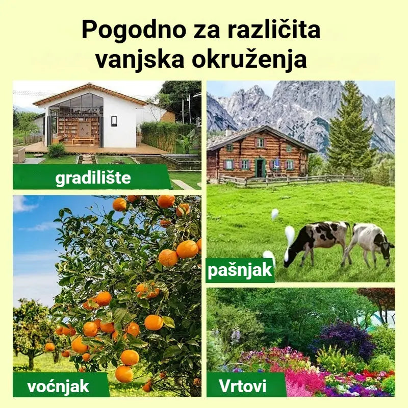 Solarni svjetlosni alarm za odbijanje divljih životinja